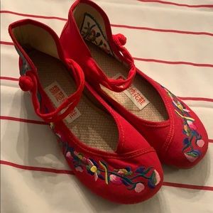 Asian inspired MaryJanes
